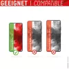 Displex Smart Glass (9H) for Samsung Galaxy S22, Mounting Sticker, unbreakable, ultra-slim, invisible