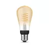 Smart bulb Philips ST64 Edison E27 Bluetooth/Zigbee, 7 W, transparent, 60×135 mm
