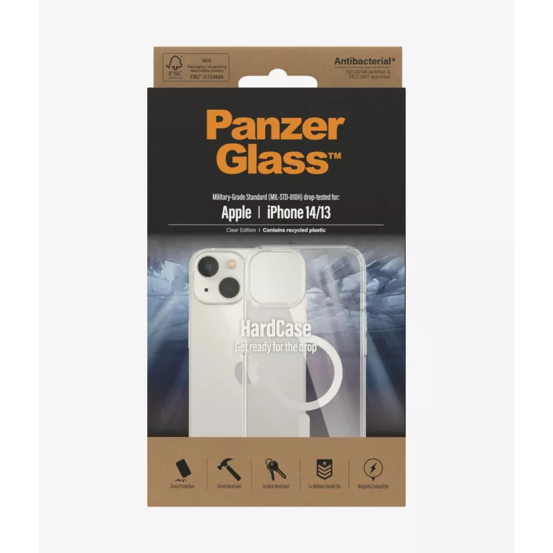 PanzerGlass HardCase MagSafe Transparent mobile phone case 15.5 cm (6.1 inch) Cover
