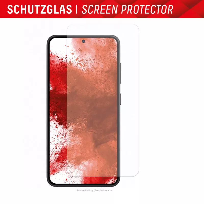 Displex Screen Protector (10H) for Samsung Galaxy S22/S23, Eco Mounting Frame, scratch resistant