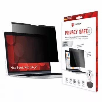 Displex PRIVACY SAFE magnetic 2-way privacy filter for MacBook Pro 14.2 inch Dust and Scratch Resistant