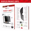 Displex PRIVACY SAFE magnetic 2-way privacy filter for MacBook Pro 14.2 inch Dust and Scratch Resistant