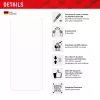 Displex Smart Glass (9H) for Samsung Galaxy A54 5G, Mounting Sticker, unbreakable