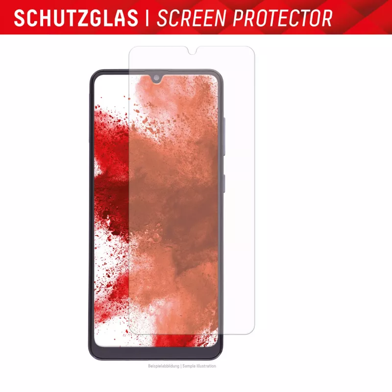 Displex Screen Protector (10H) for Samsung Galaxy A34, Eco Mounting Frame, scratch resistant