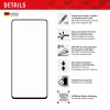 Displex Full Cover Screen Protector (10H) for Samsung Galaxy A54 5G, Eco Mounting Frame, Full Cover