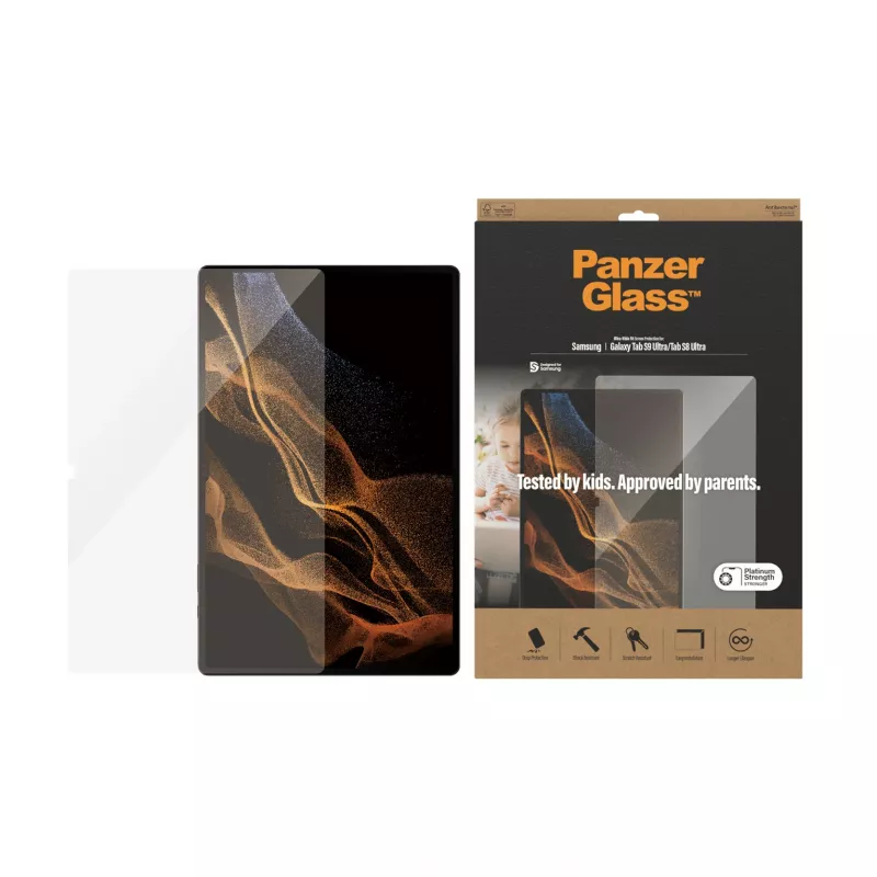 PanzerGlass ® Screen Protector Samsung Galaxy Tab S8 Ultra | S9 Ultra | Ultra-Wide Fit