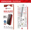 Displex Privacy Screen Protector (10H) for Apple iPhone 15/15 Pro, Eco Mounting Frame, Privacy Filter