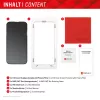 Displex Privacy Screen Protector (10H) for Apple iPhone 15/15 Pro, Eco Mounting Frame, Privacy Filter