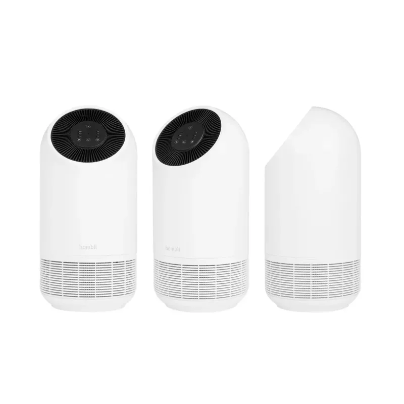 Air purifier Hombli Smart Air Purifier by Avanca International BV, noise level 30 dB, available in white and black