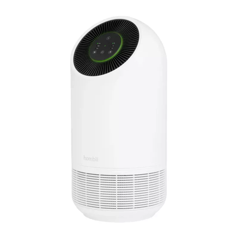 Air purifier Hombli Smart Air Purifier by Avanca International BV, noise level 30 dB, available in white and black