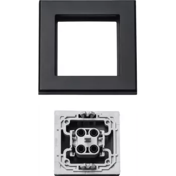 Cover for electrical switch Homematic IP 156171A0, grey, 86×86×16 mm
