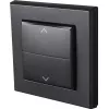 Cover for electrical switch Homematic IP 156171A0, grey, 86×86×16 mm