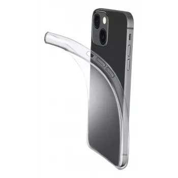 Cover Cellularline iPhone 15 Transparent Monochromatic Lightweight Easy Access