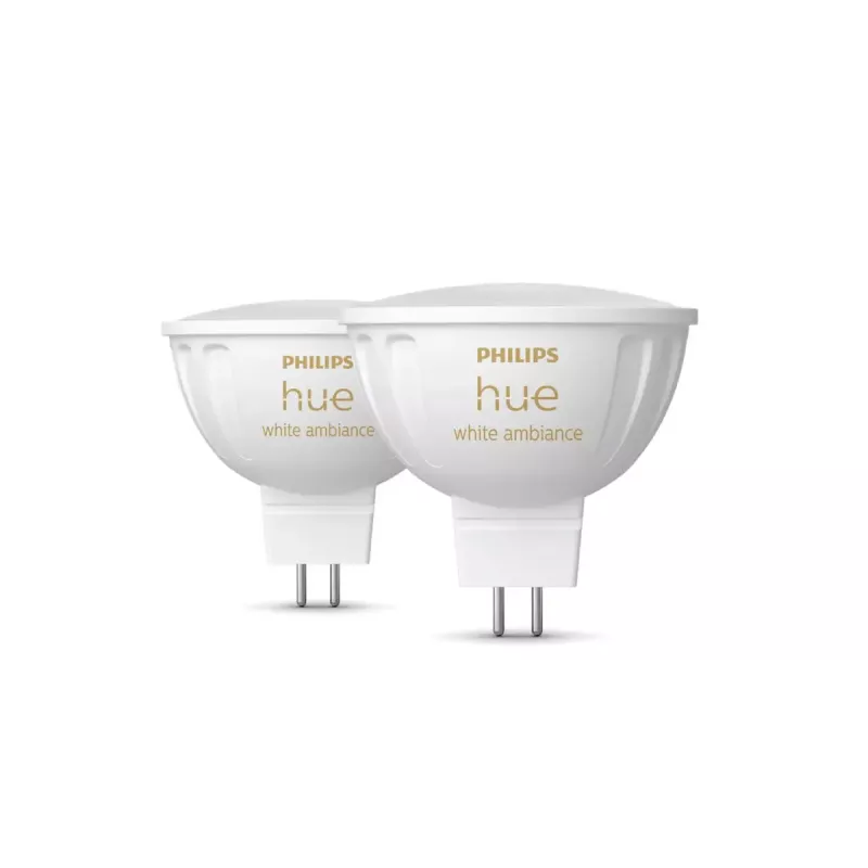 Smart lighting spot Philips Hue White ambience MR16, GU53, 5.1 W, Bluetooth/Zigbee