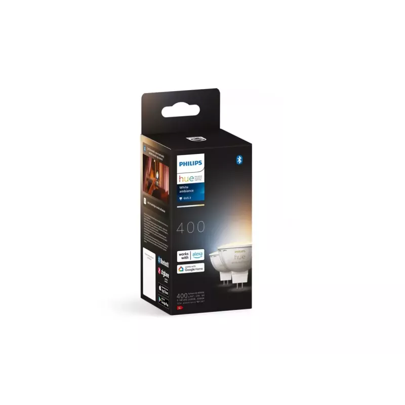 Smart lighting spot Philips Hue White ambience MR16, GU53, 5.1 W, Bluetooth/Zigbee