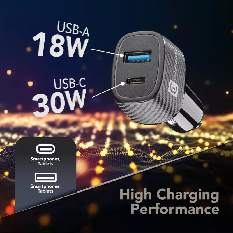 Car Charger Cellularline Multipower Ultra Universal Fast Charging