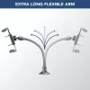 Sourcing Cellularline Hug Flexi XL universal suction-cup passive holder for mobile phones, black/grey