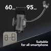 Sourcing Cellularline Hug Flexi XL universal suction-cup passive holder for mobile phones, black/grey
