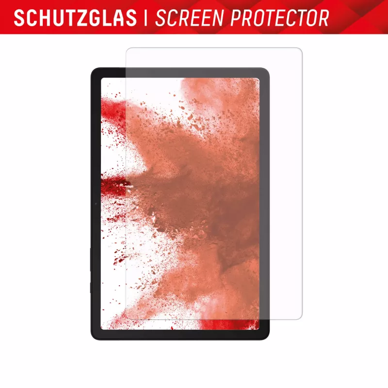 Displex Tablet Glass (9H) for Samsung Galaxy Tab A11+/A9+, Eco Mounting Frame, unbreakable