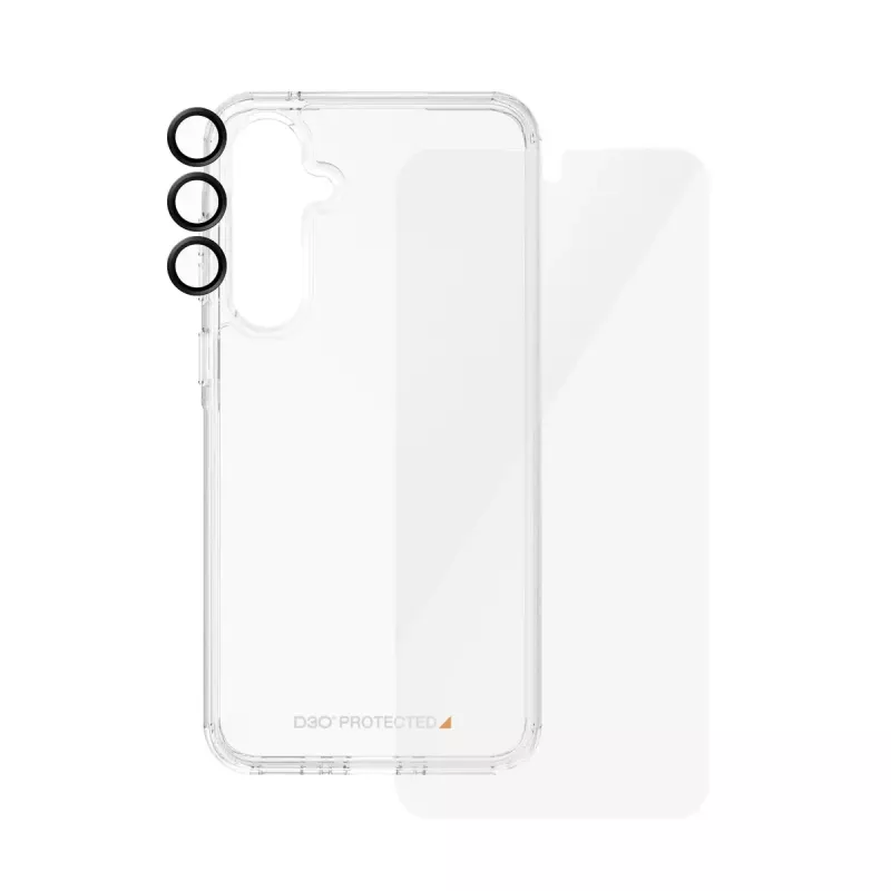 PanzerGlass ® 3-in-1 Protection Pack Samsung Galaxy A35 5G | Ultra-Wide Fit w. EasyAligner