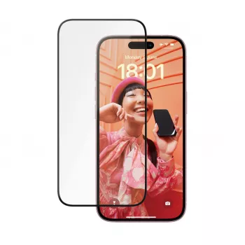 PanzerGlass Ceramic Protection for iPhone 15 Ultra-Wide Fit Scratch Shock Resistant