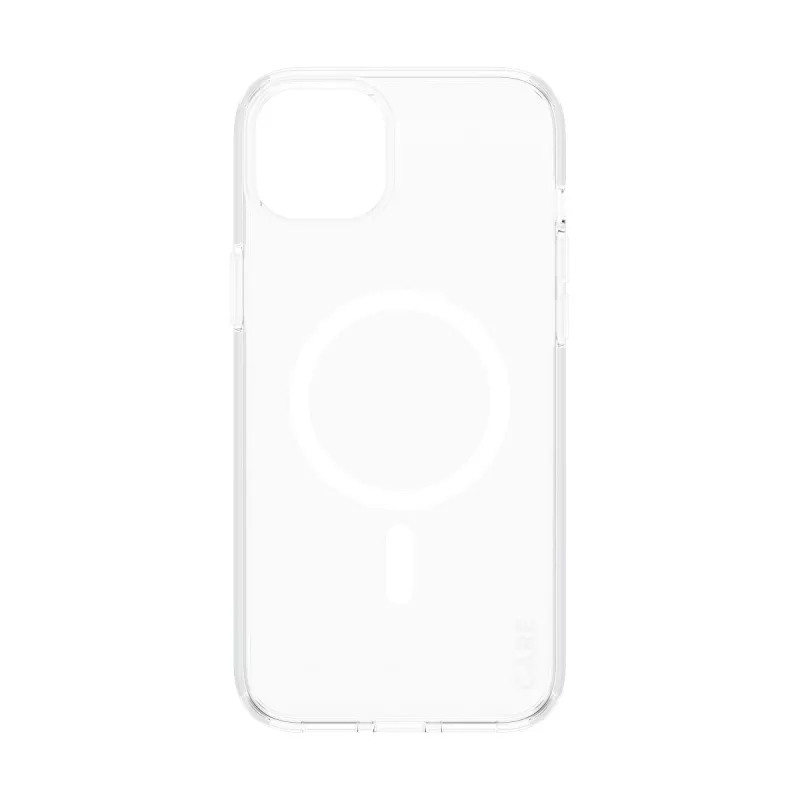 PanzerGlass CARE™ by ® Urban Combat Case Transparent w. White MagSafe iPhone 15 Plus