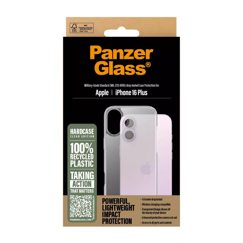 Cover PanzerGlass HardCase Transparent iPhone '24 6.7 inch
