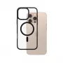 PanzerGlass ® HardCase Transparent w. Black MagSafe & Frame iPhone 16 Pro Max