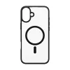 PanzerGlass ® HardCase Transparent w. Black MagSafe & Frame iPhone 16 Plus