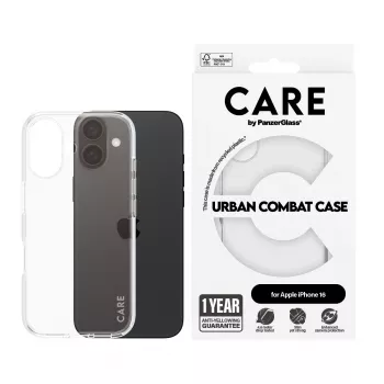 Cover PanzerGlass CARE by Flagship Case Transparent Urban Combat iPhone '24 6.1 inch