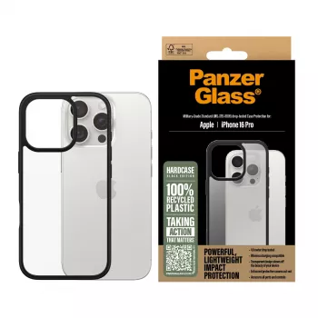 Cover PanzerGlass HardCase Transparent w. White MagSafe iPhone 16 Plus
