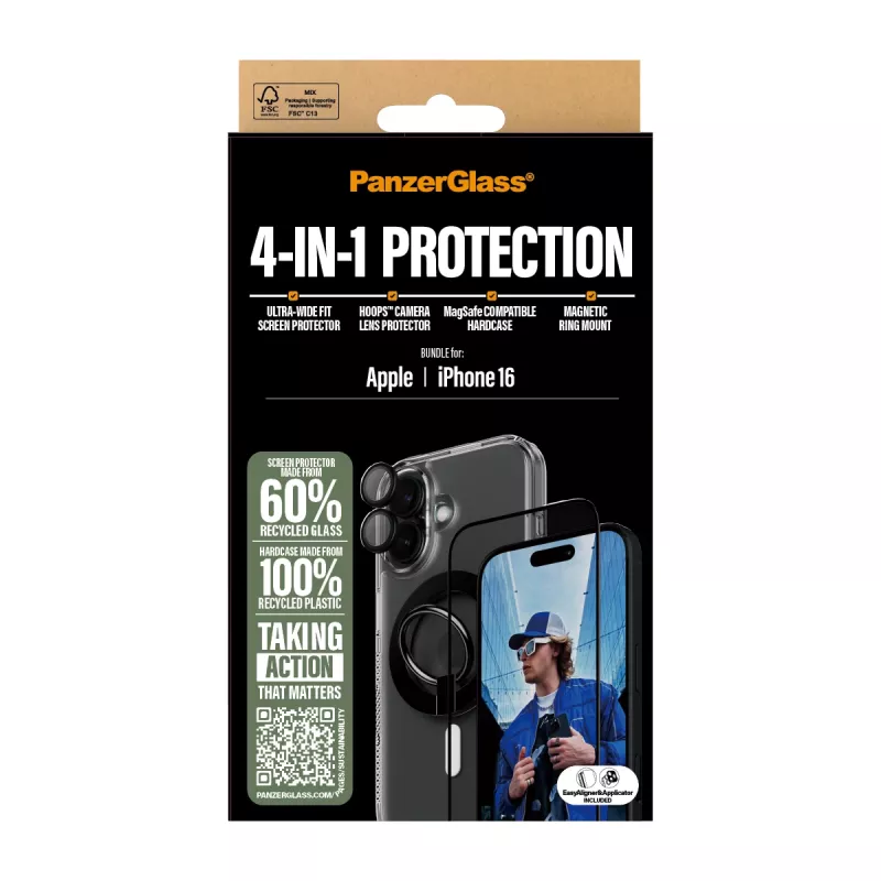 PanzerGlass 4-in-1 Protection Bundle iPhone '24 6.1