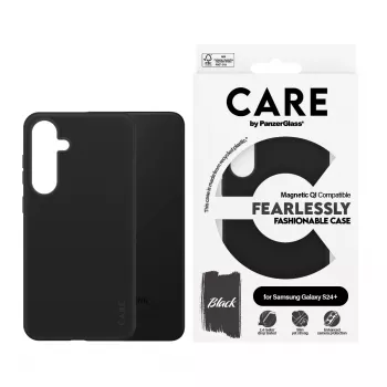 PanzerGlass CARE™ by ® Case Black w. Qi Compatible Samsung Galaxy S24+