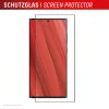 Displex Premium Anti-Reflex Screen Protector (anti-reflective Full Cover, 10H) for Samsung Galaxy S24 Ultra, Eco Mounting Frame, Full Cover