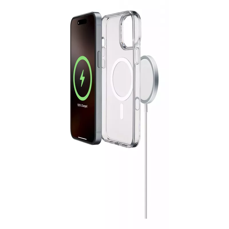 Cellularline Gloss Mag - iPhone 16 Pro Max Magnetic case for charging and attaching to the MagSafe charger