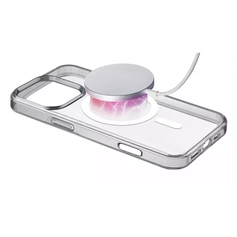 Cellularline Gloss Mag - iPhone 16 Pro Max Magnetic case for charging and attaching to the MagSafe charger