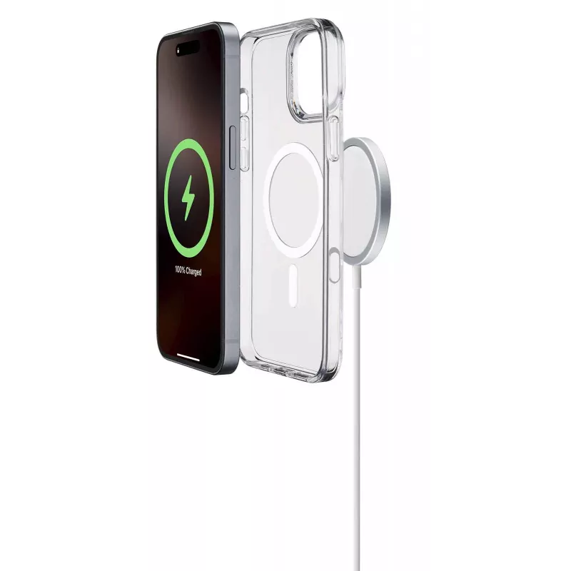 Cellularline Gloss Mag - iPhone 16 Pro Max Magnetic case for charging and attaching to the MagSafe charger