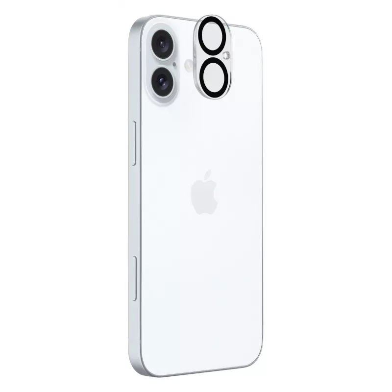 Cellularline Camera Lens - iPhone 16 Protection Transparent Scratch Shock Resistant