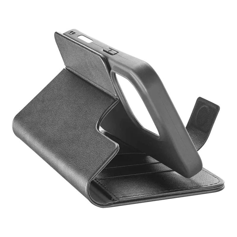 Cellularline Book Agenda - iPhone 16 Pro Leather-effect book case with magnetic closure