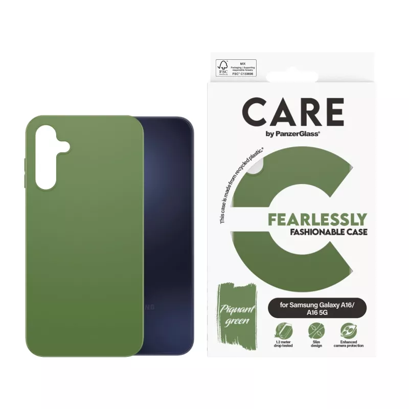 Cover PanzerGlass CARE by Fashionable Case Green Samsung Galaxy A16 A16 5G