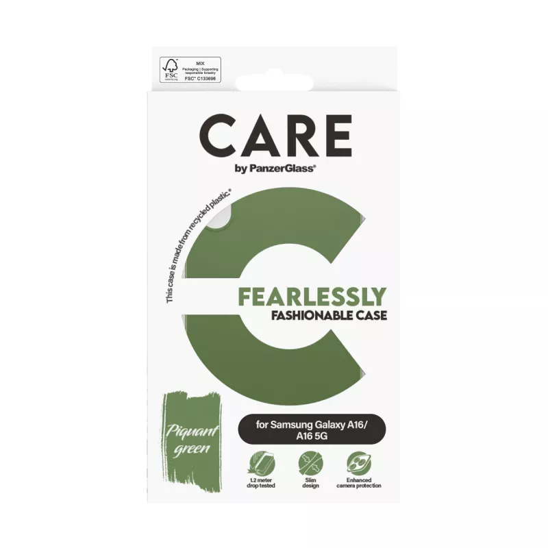 Cover PanzerGlass CARE by Fashionable Case Green Samsung Galaxy A16 A16 5G
