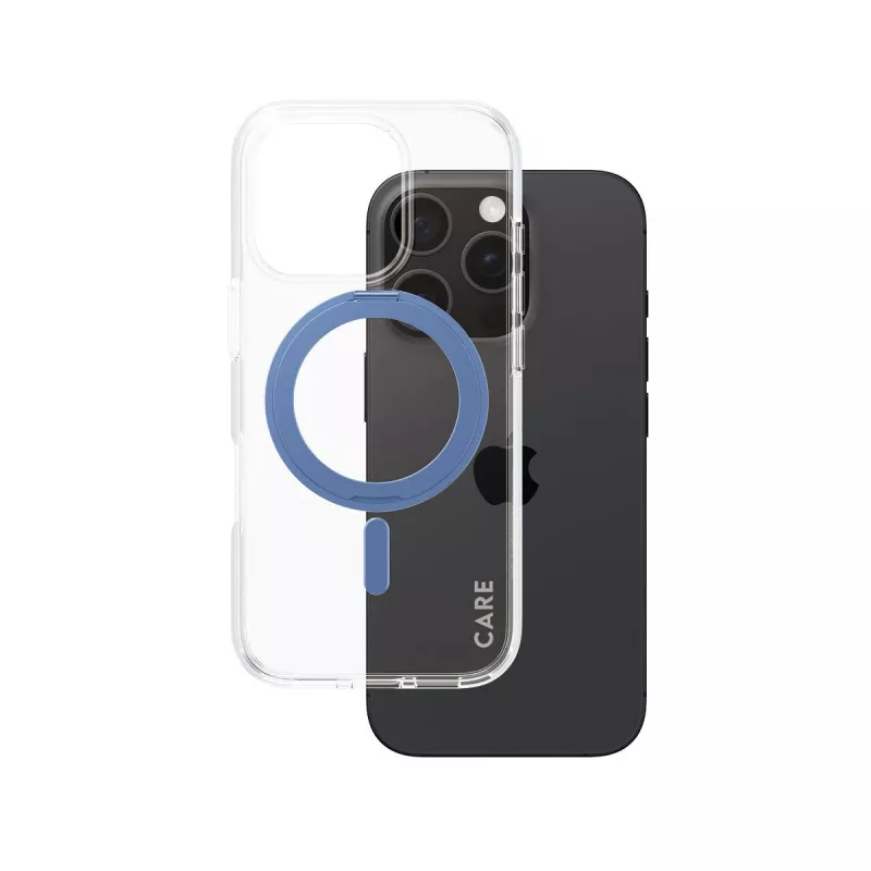 Cover PanzerGlass 1317 mobile phone case Blue Transparent for iPhone 16 Pro 6.3 inch