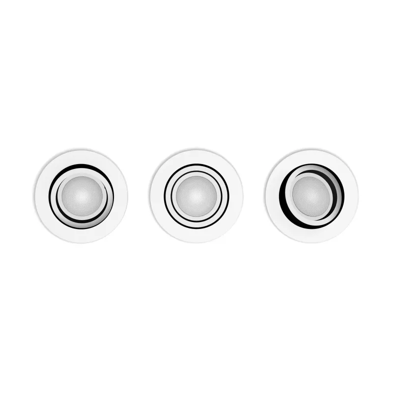 Philips Hue White and colour ambience 3-pack Centura recessed spotlight