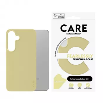 PanzerGlass CARE™ by ® Case Chardonnay Samsung Galaxy S25+, Cover, Samsung, Samsung - Galaxy S25+, Yellow