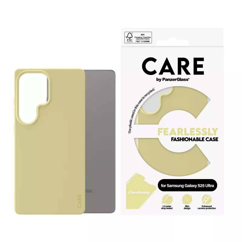 PanzerGlass CARE™ by ® Case Chardonnay Samsung Galaxy S25 Ultra