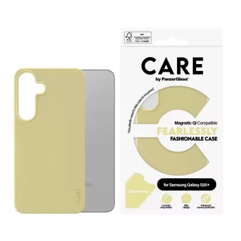 PanzerGlass CARE™ by ® Case Chardonnay w. Qi Compatible Samsung Galaxy S25+