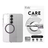 PanzerGlass CARE™ by ® Urban Combat Case Transparent w. Plum Purple Qi Compatible Samsung Galaxy S25+