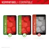 Displex Screen Protector (9H) for Apple iPad mini 8,3'' (6. Gen./7. Gen. 2024), Eco Mounting Frame, scratch resistant