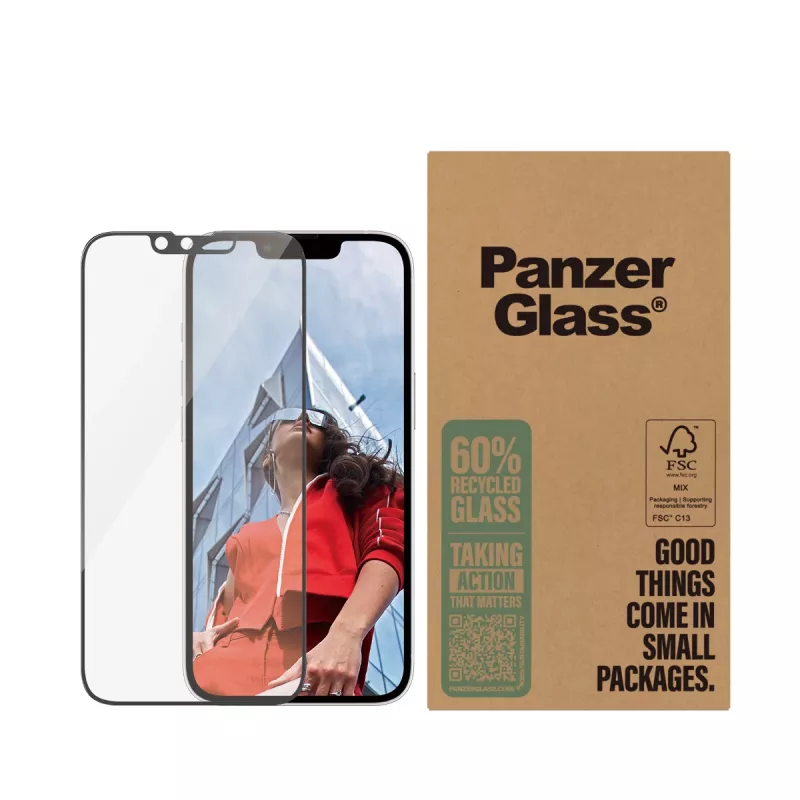 Screen Protector PanzerGlass iPhone 16e 14 13 13 Pro Ultra-Wide Fit Scratch Shock Resistant