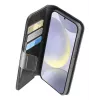 Folio Case Cellularline Galaxy S25 16.1cm Black 3 Card Pockets